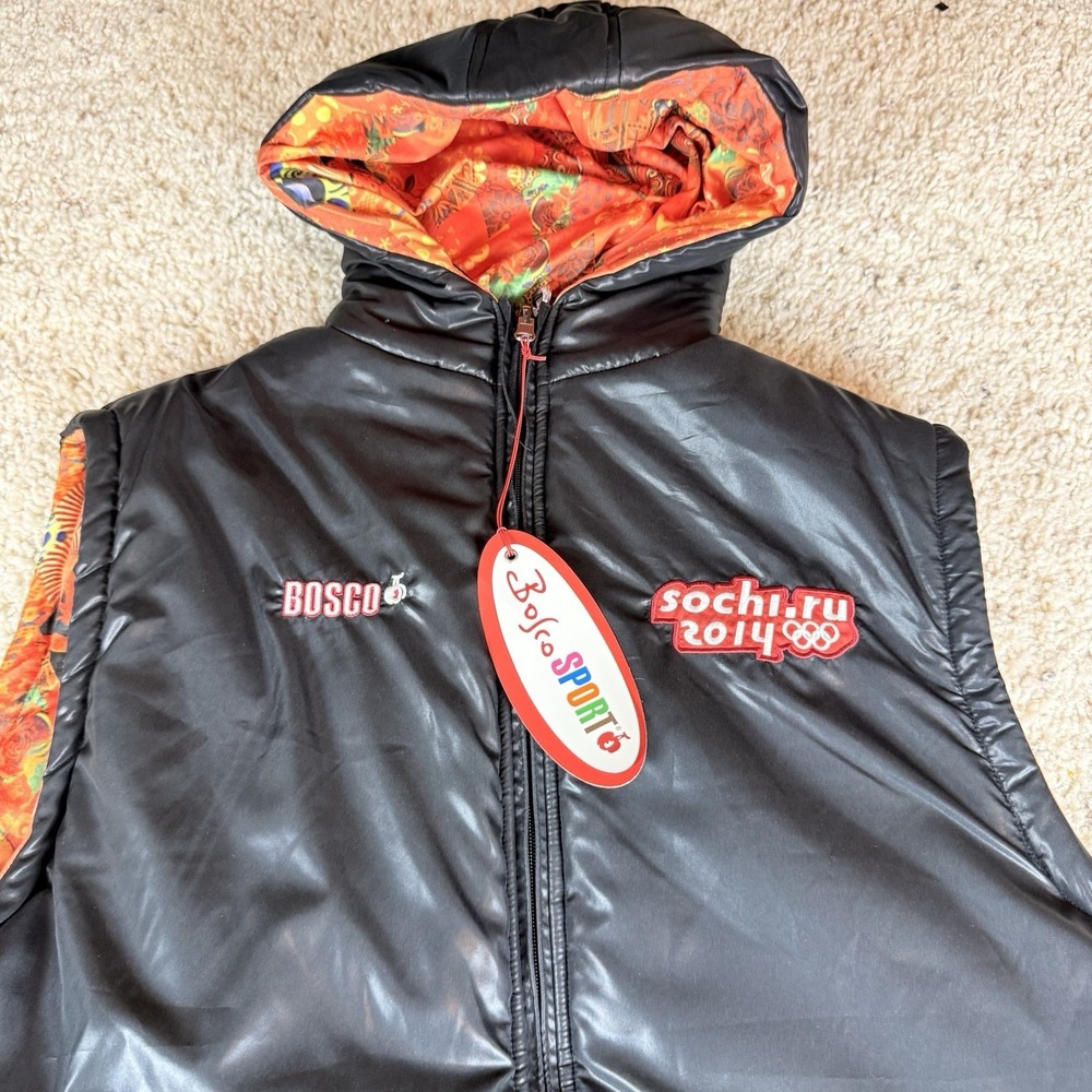 NWT Bosco Sport Sochi 2014 Official Reversible Vest XXL-Russian Olympic Team
